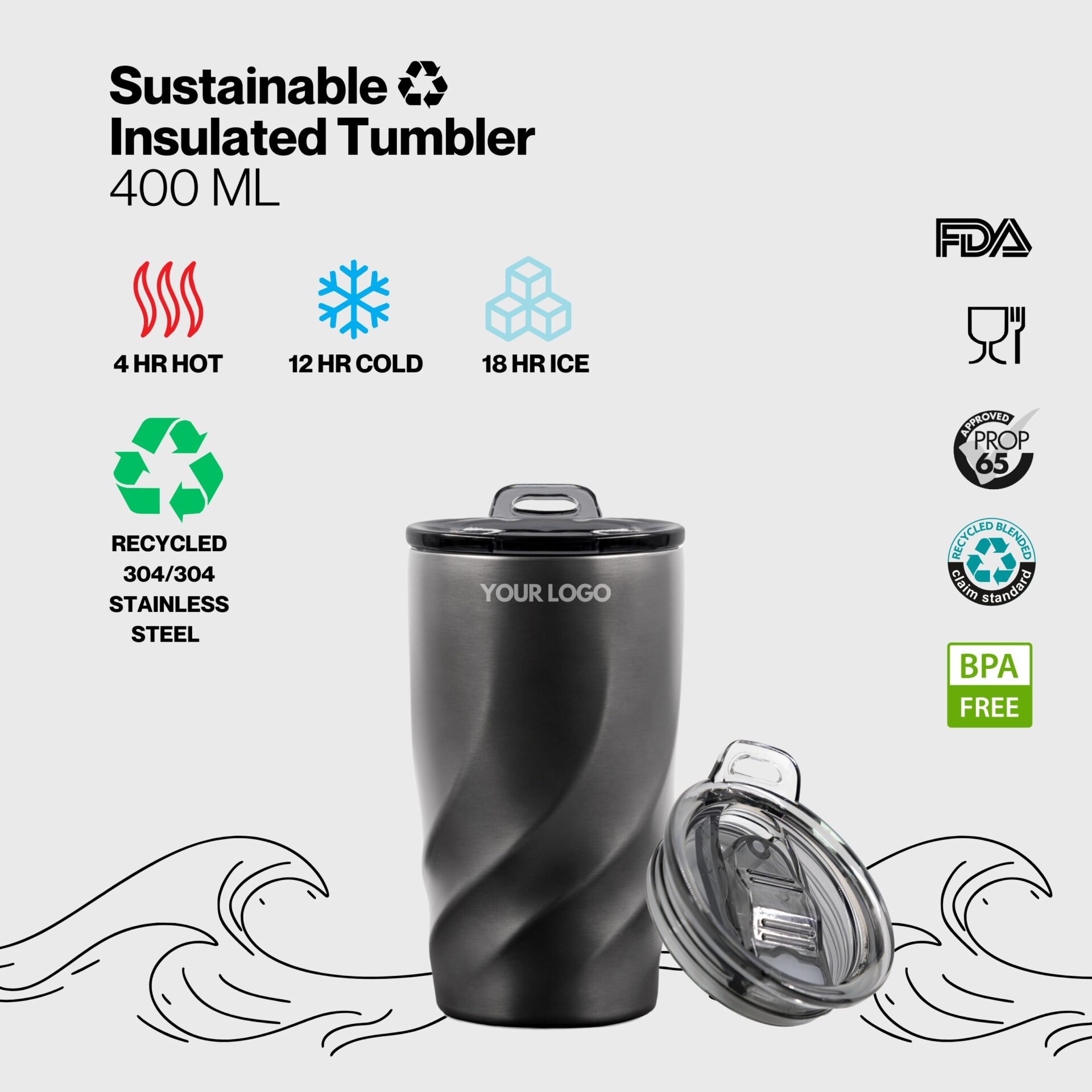 Corporate Gifts Singapore Sustainable Tumbler Insulated details