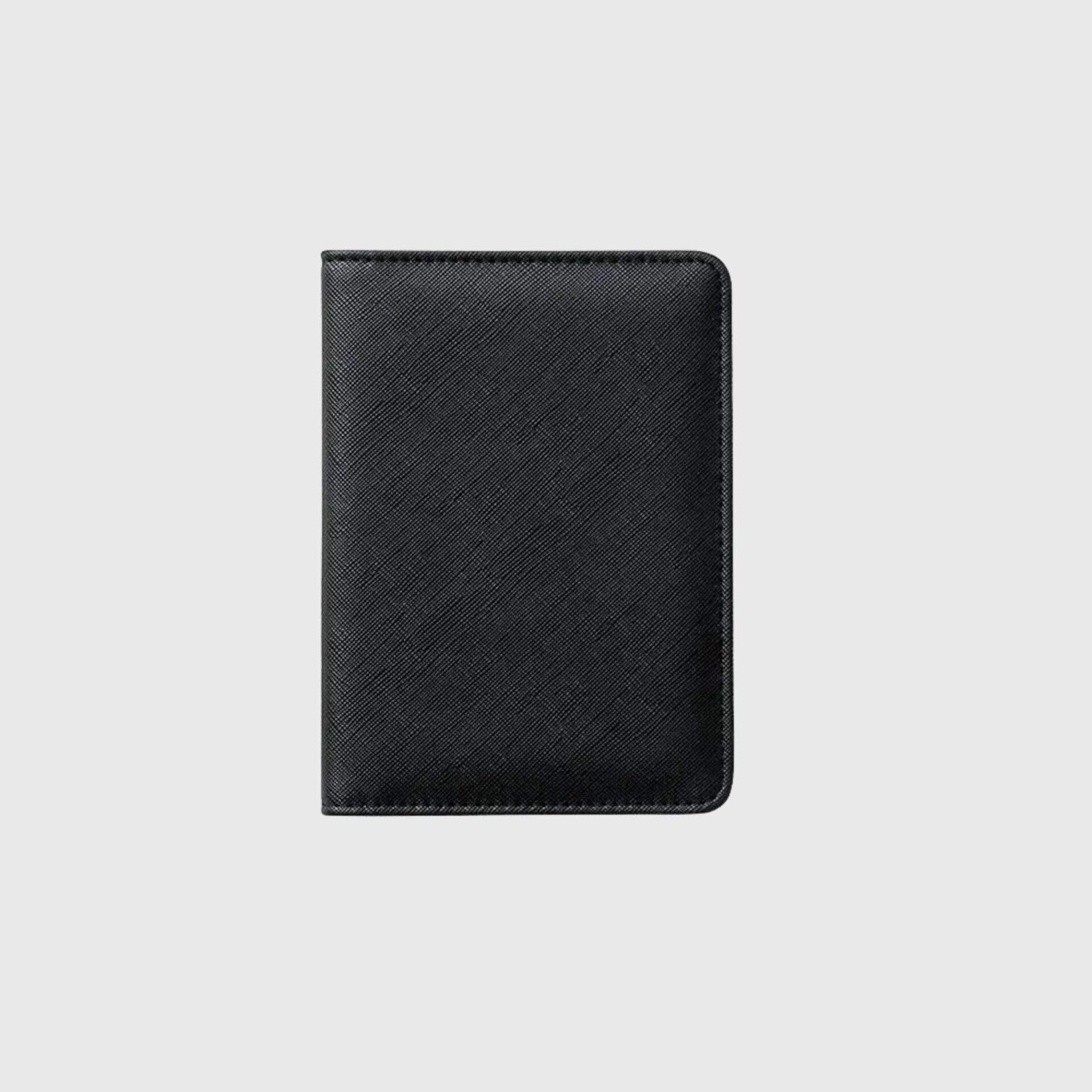 Dokimi leather passport holder corporate gifts singapore Pisteuo and Co. black