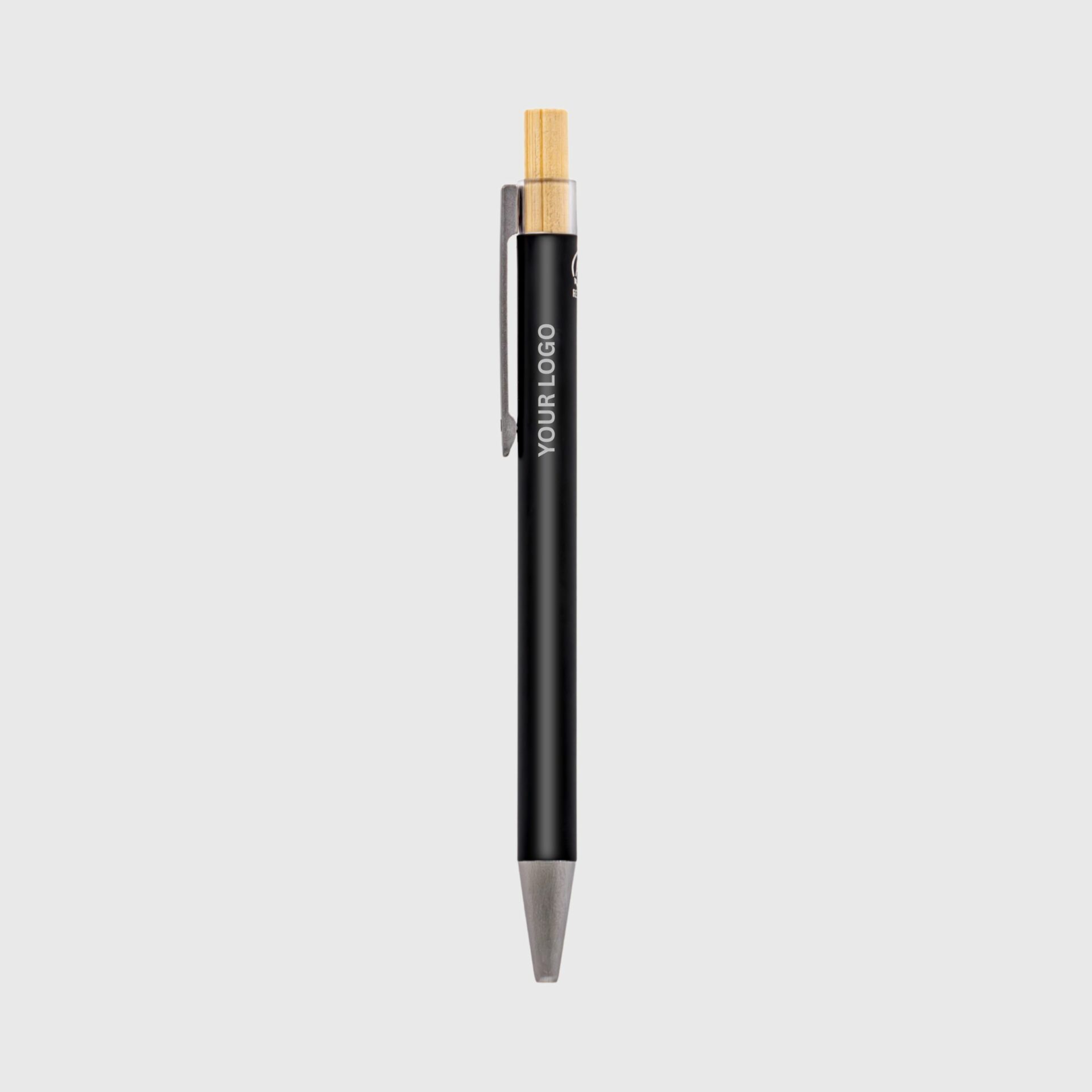 Eco Pen with Bamboo Detail Made From Recycled Aluminium