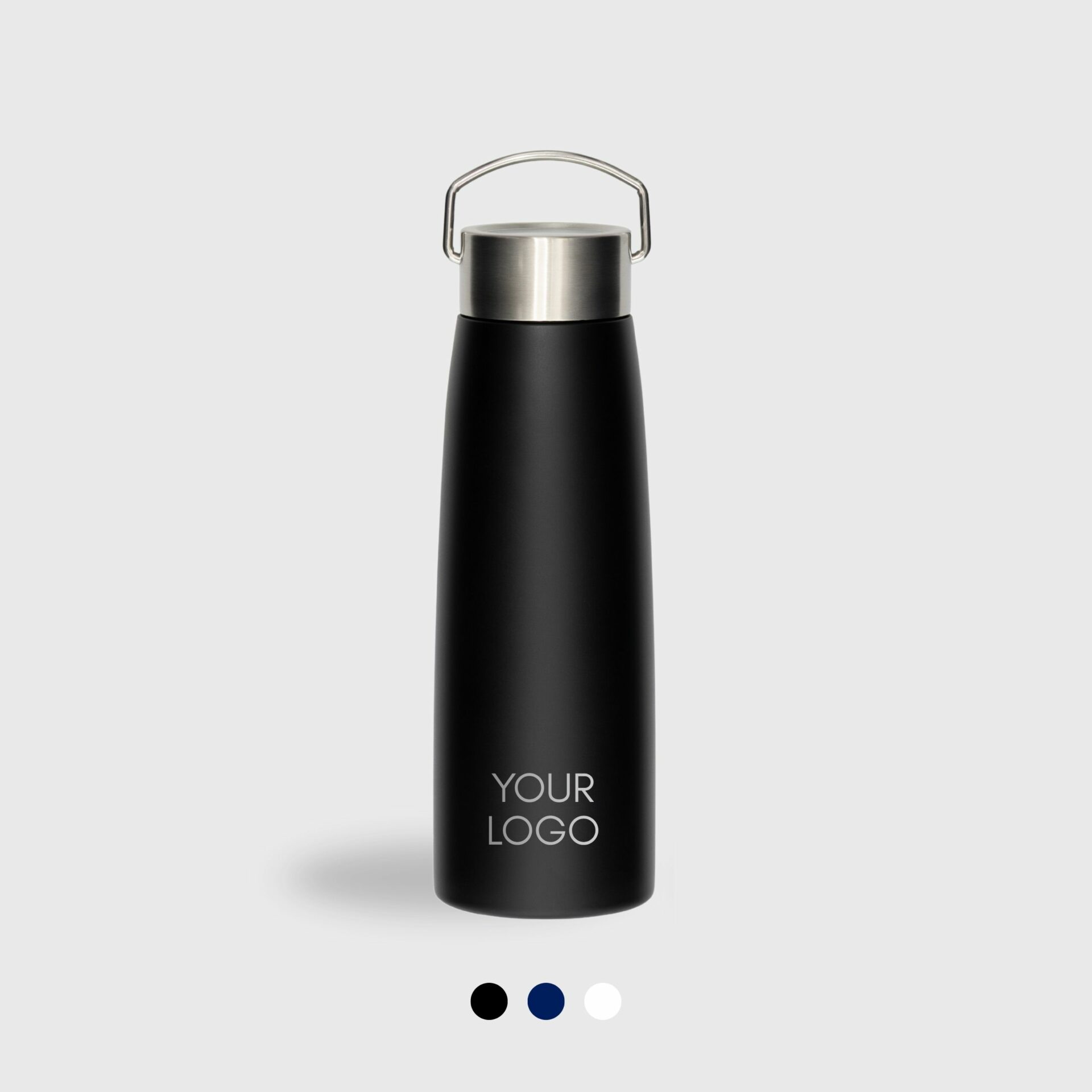 Eco-friendly Sustainable Daily Vacuum Bottle Made from Recycled Stainless - 500ml black
