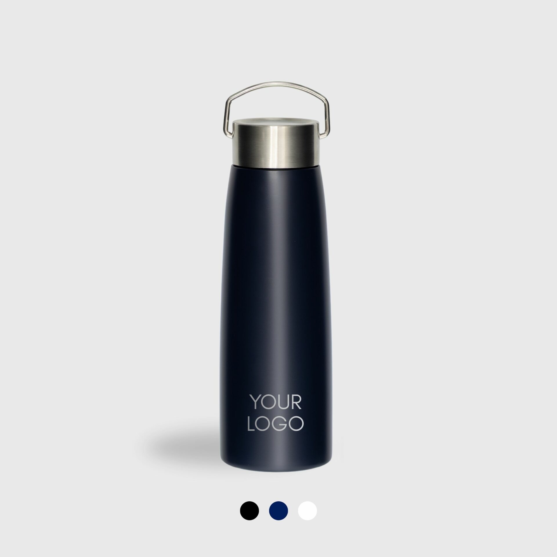 Eco-friendly Sustainable Daily Vacuum Bottle Made from Recycled Stainless - 500ml - dark blue