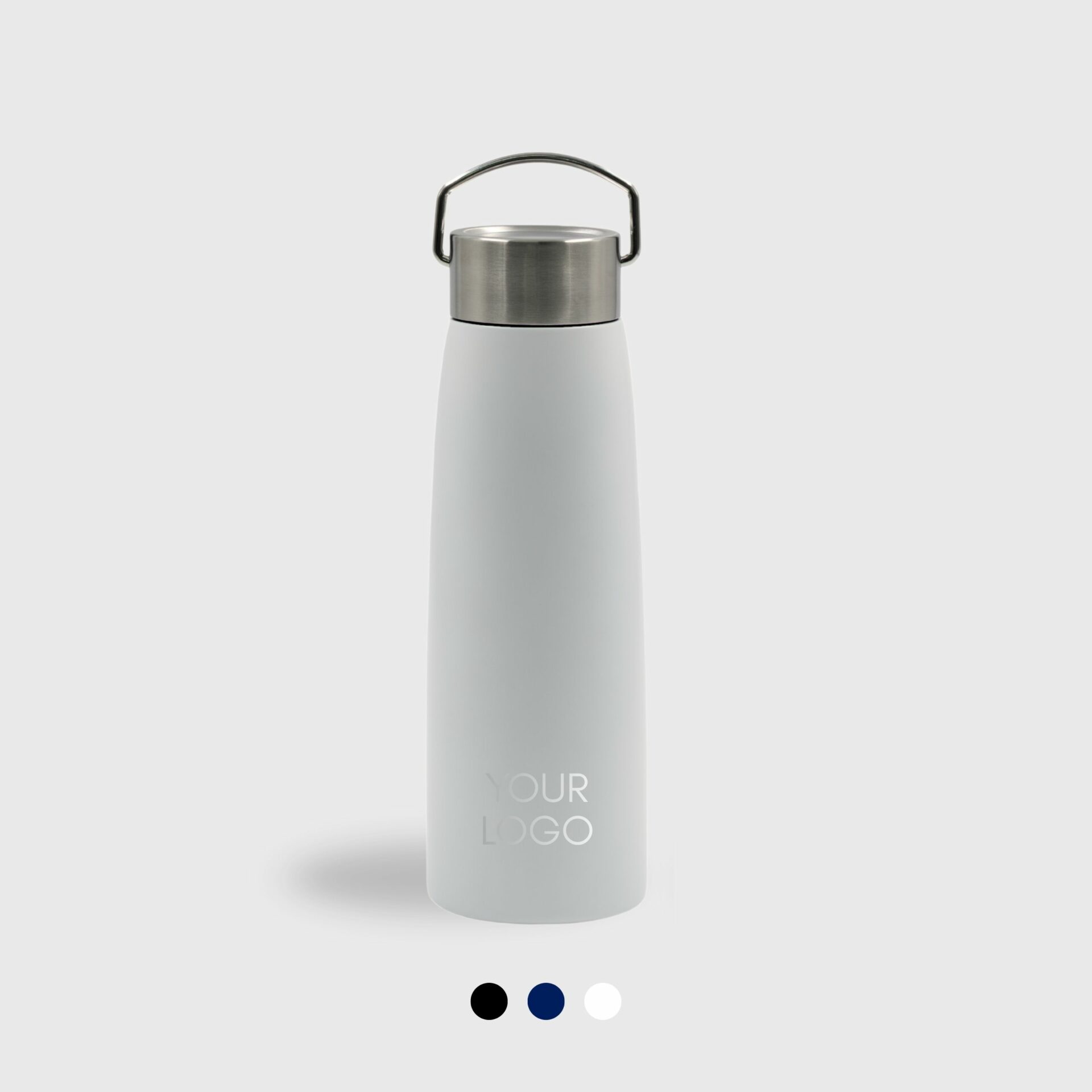 Eco-friendly Sustainable Daily Vacuum Bottle Made from Recycled Stainless - 500ml - white