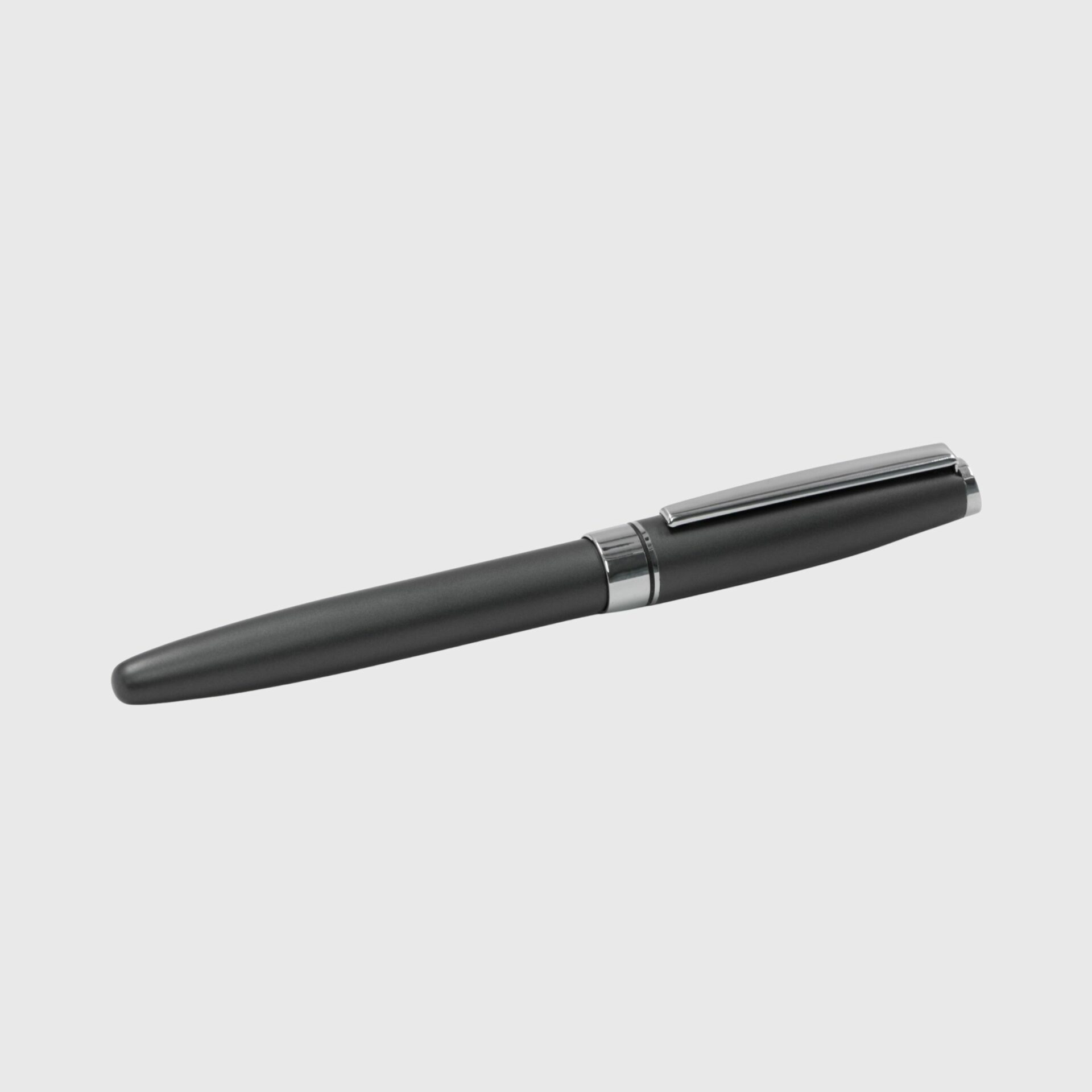 Executive Capped Ballpoint Pen Made From Recycled Aluminium side profile