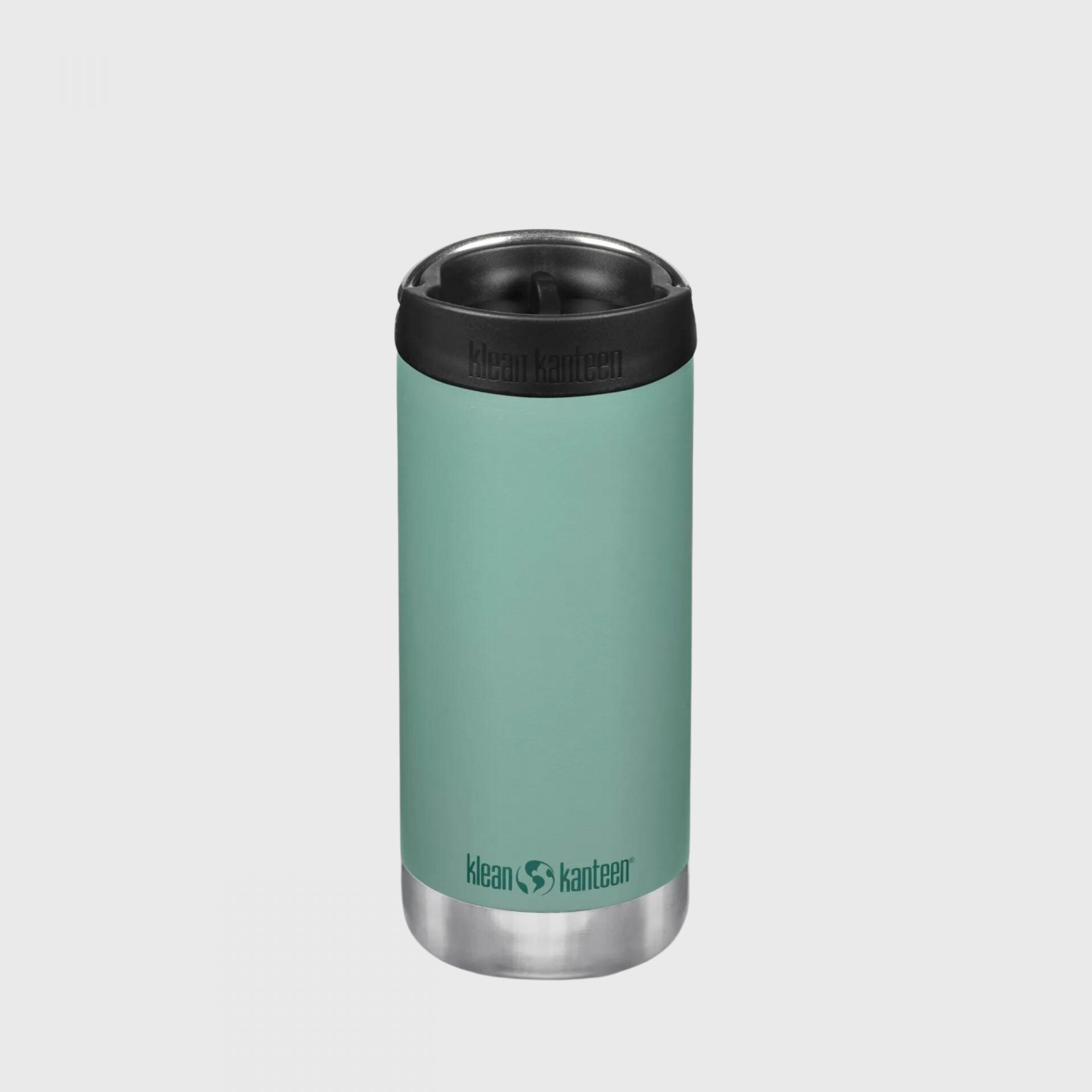 Klean Kanteen Singapore Sustainable Corporate Gifts 12 oz TKWide Insulated Coffee Tumbler with Café Cap Beryl Green