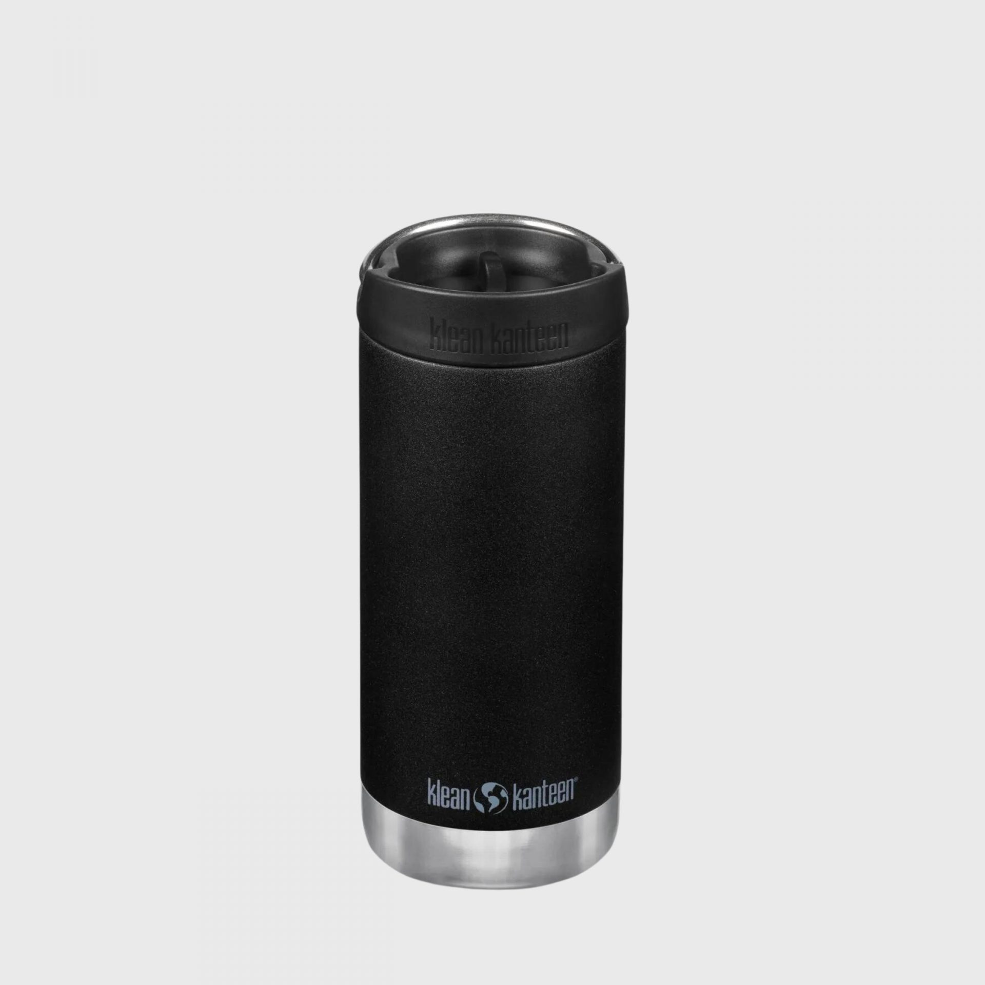 Klean Kanteen Singapore Sustainable Corporate Gifts 12 oz TKWide Insulated Coffee Tumbler with Café Cap Black