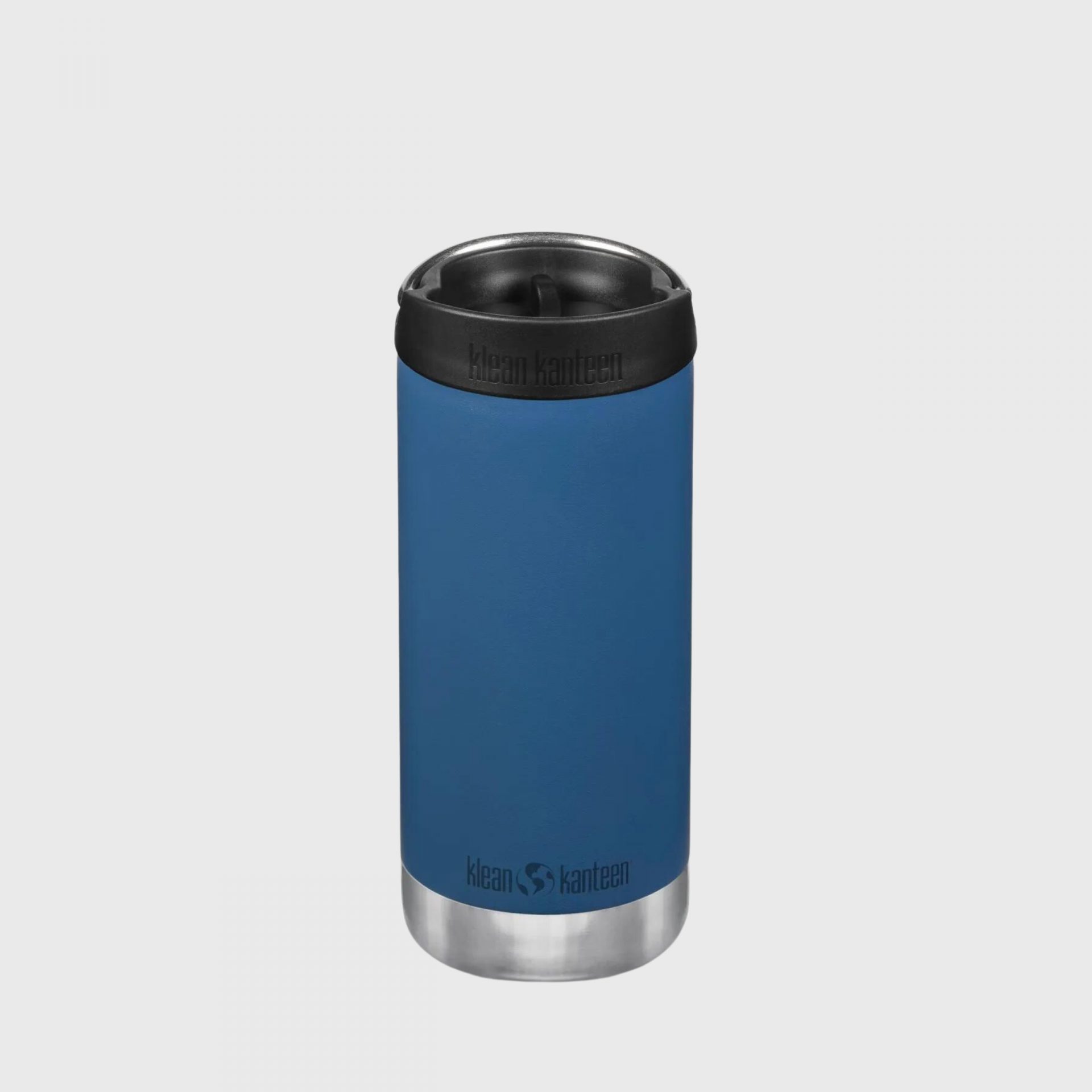 Klean Kanteen Singapore Sustainable Corporate Gifts 12 oz TKWide Insulated Coffee Tumbler with Café Cap Blue