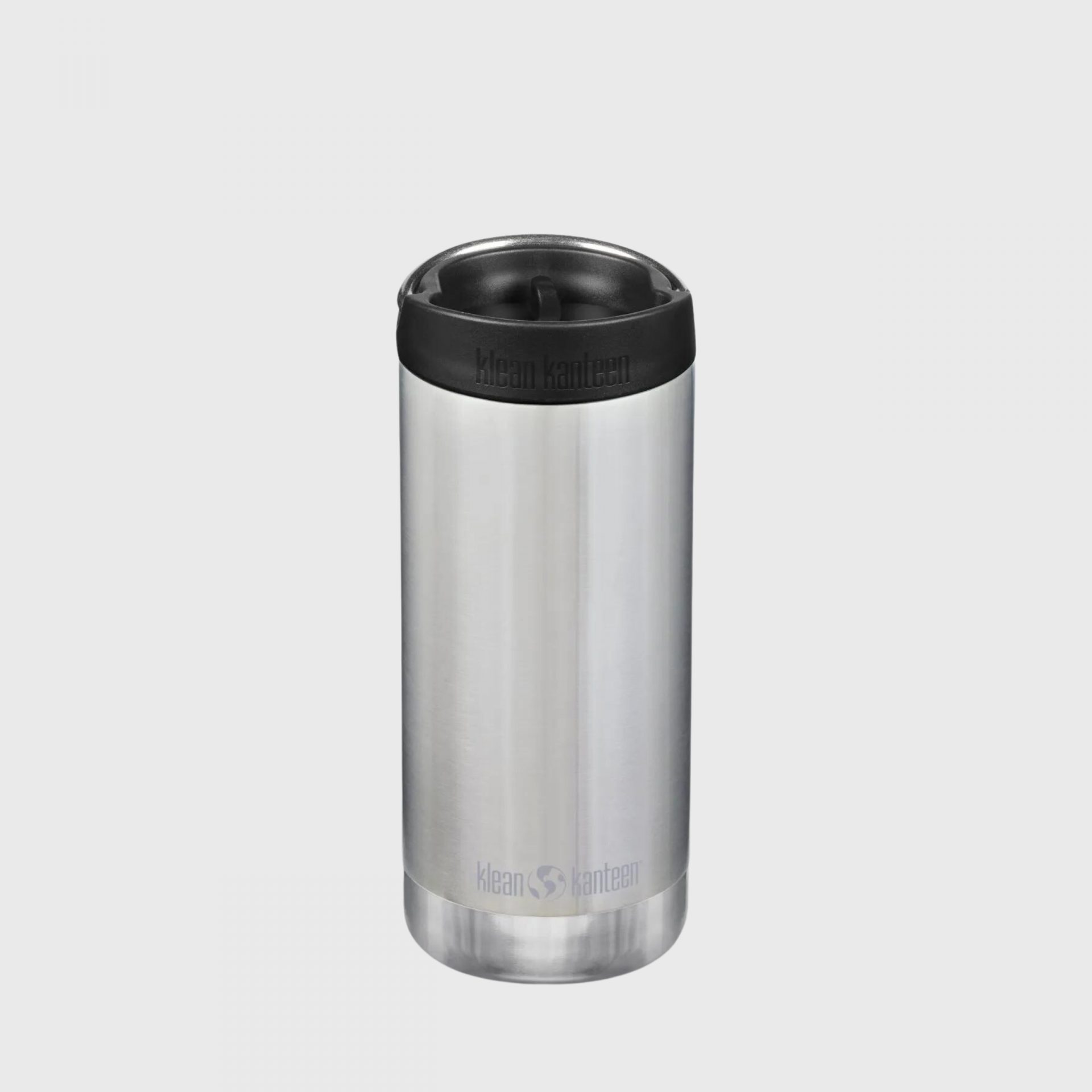 Klean Kanteen Singapore Sustainable Corporate Gifts 12 oz TKWide Insulated Coffee Tumbler with Café Cap Brushed Stainless