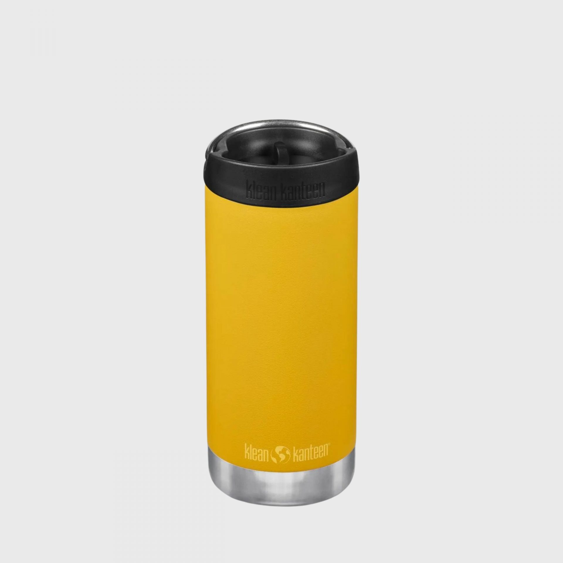 Klean Kanteen Singapore Sustainable Corporate Gifts 12 oz TKWide Insulated Coffee Tumbler with Café Cap Marigold