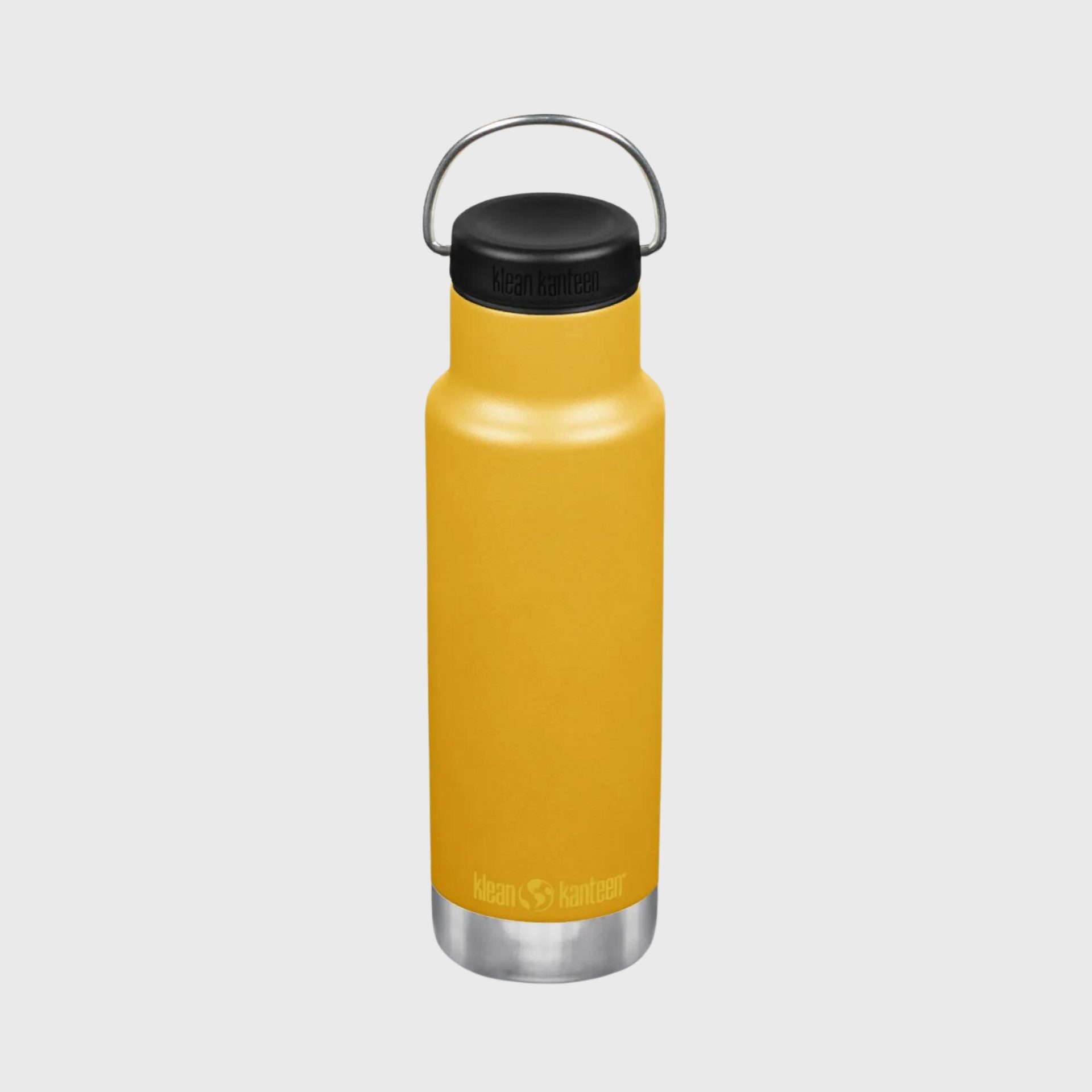 Kleen Kanteen Singapore Insulated Classic 12oz Water Bottle with Loop Cap (Marigold)