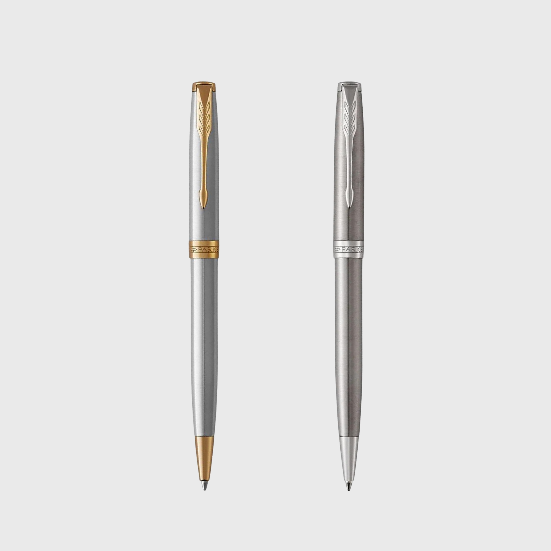 Parker Pen Singapore Sonnet Stainless Steel GT CT Ballpoint Pen