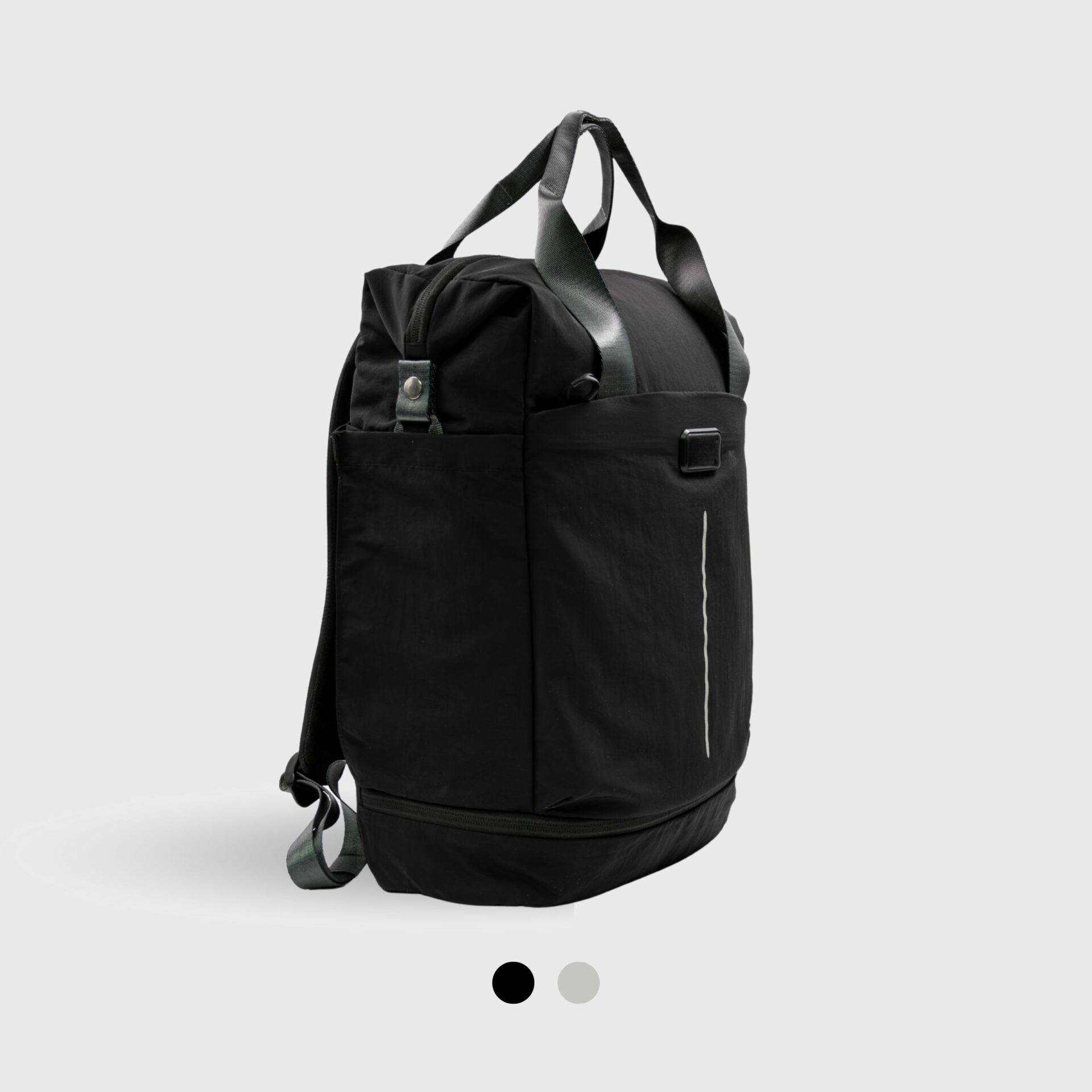 Sustainable Eco-Friendly Recycled Nylon Backpack corporate gifts black
