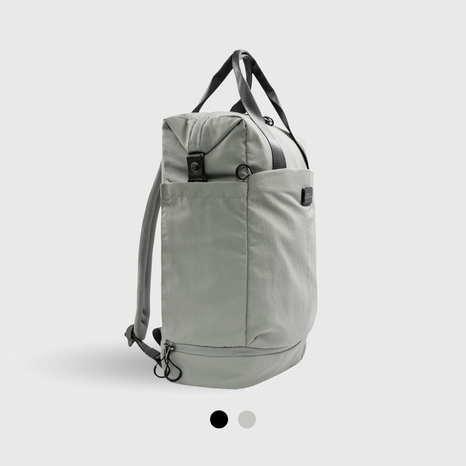 Sustainable Eco-Friendly Recycled Nylon Backpack corporate gifts side profile