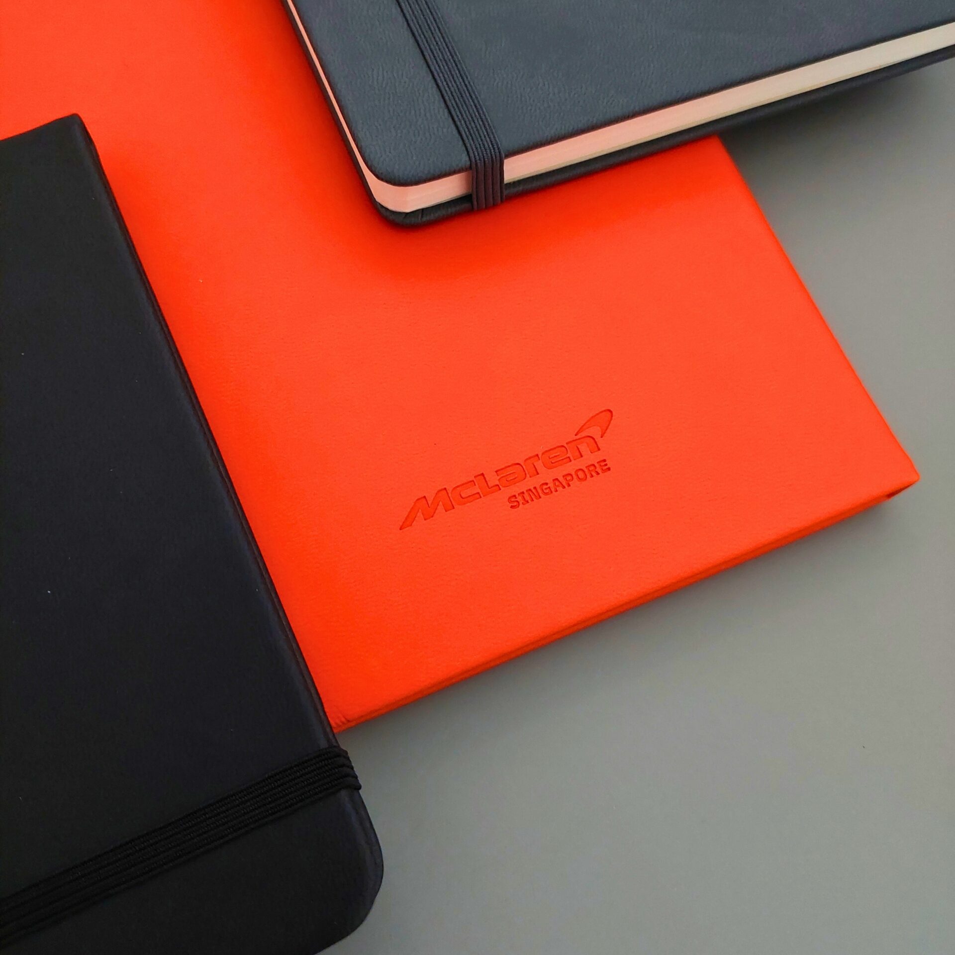 corporate gift singapore customised notebook portfolio Imero colours embossing