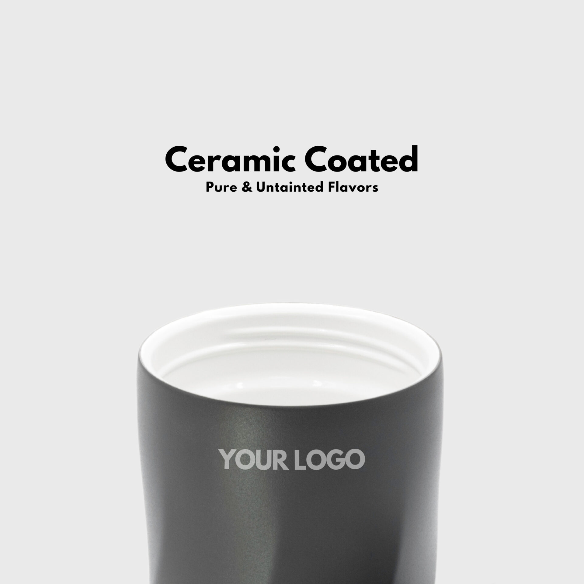 corporate gifts singapore sustainable eco recycled Brandcharger Vortex Calix Ceramica ceramic tumbler cup retains flavour