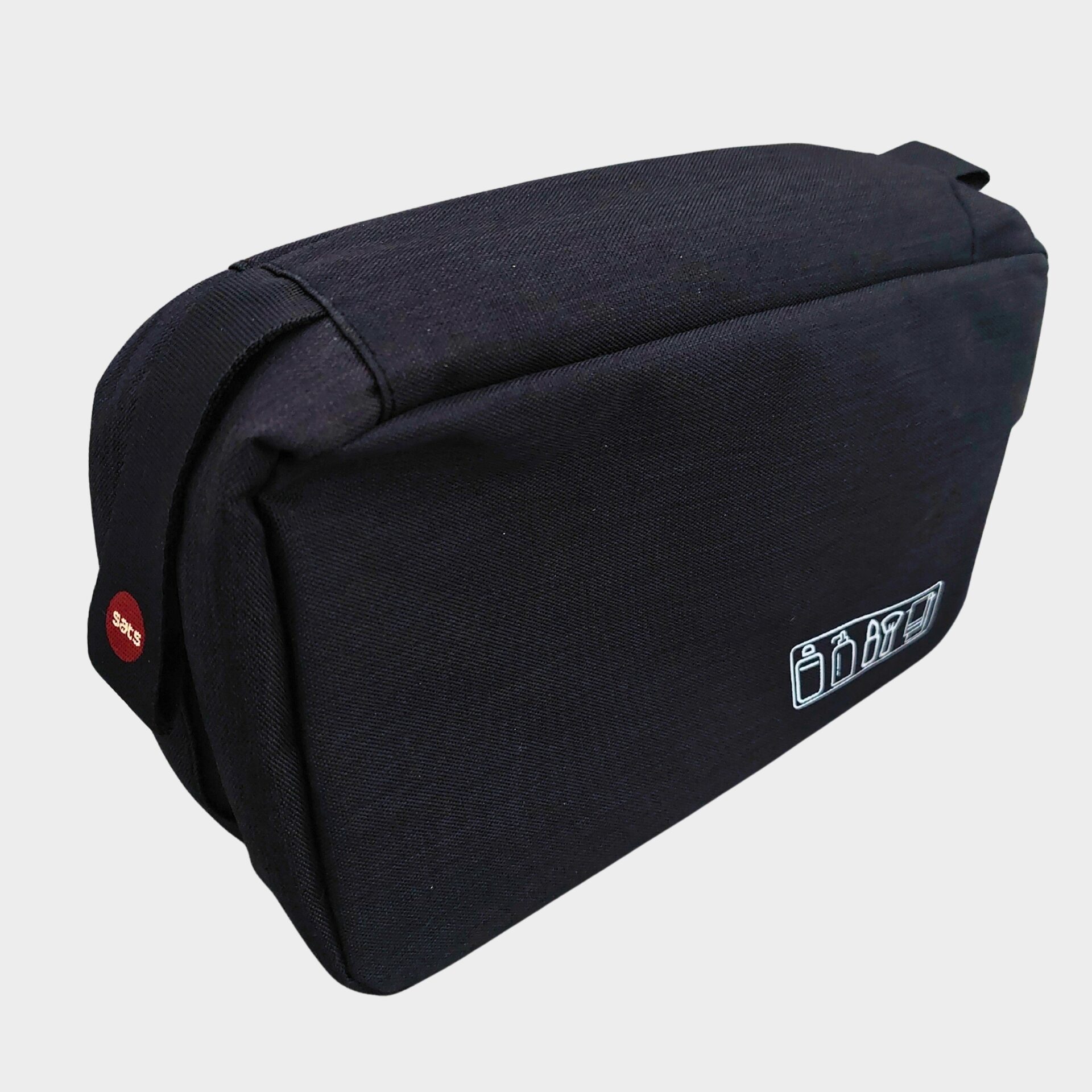 corporate gifts singapore toiletry vanity pouch travel hanging black sats