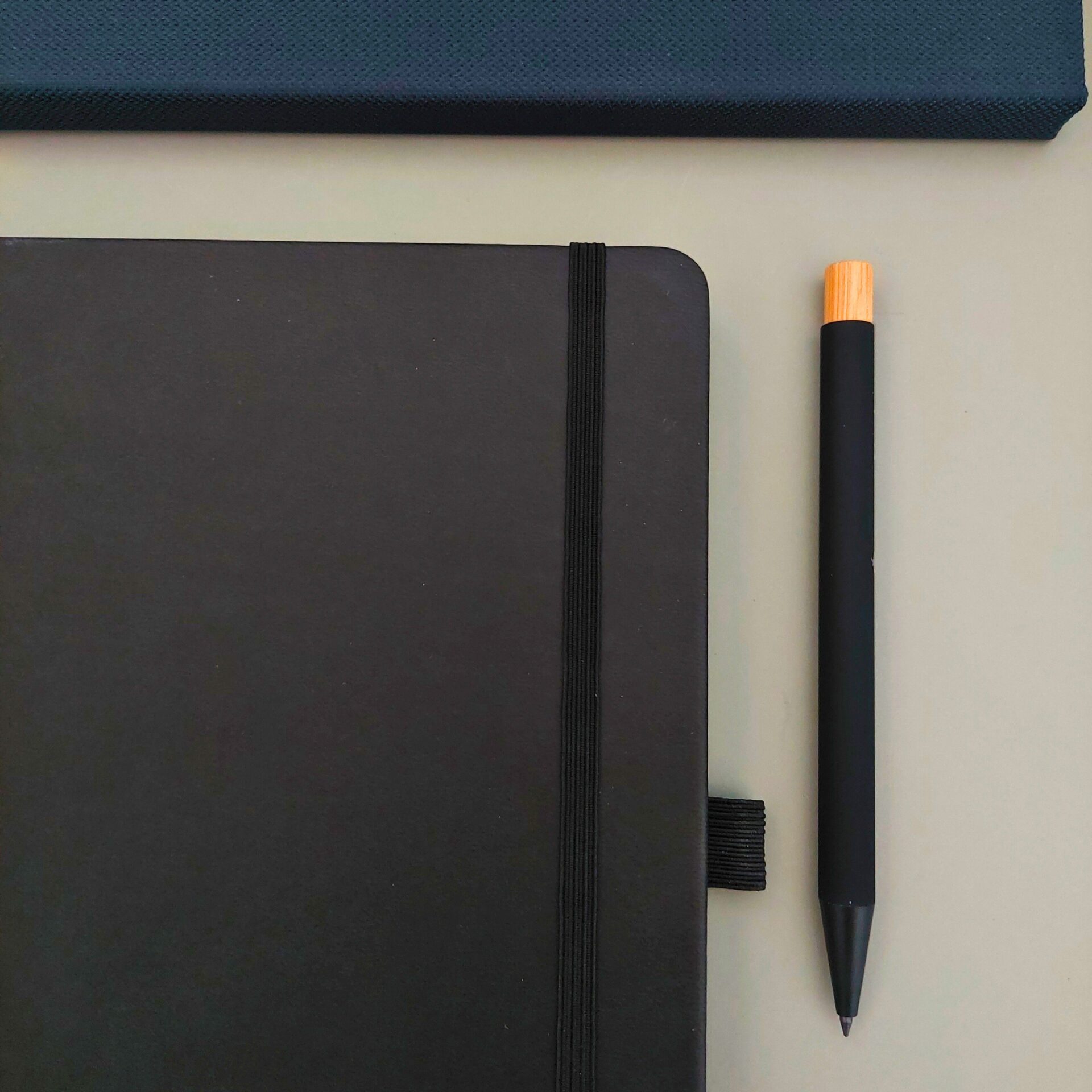 customised notebook corporate gift singapore Imero strap