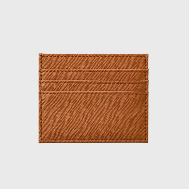 Aria Leather Card Holder - White